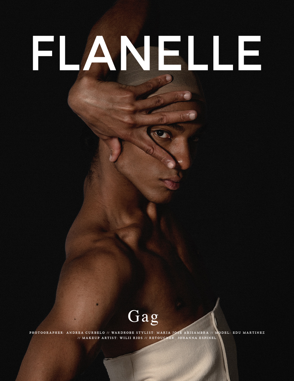 fotografía retrato portada revista Flanelle